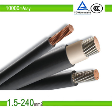 Cable solar fotovoltaico blindado de 6 mm2 de alambre de acero aislado XLPE 6/10 kv